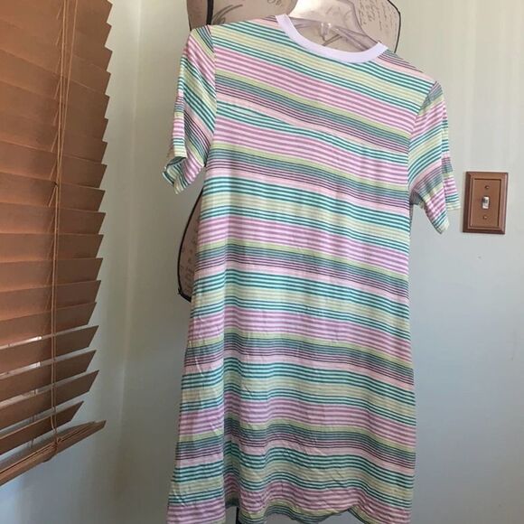NWT BCBGENERATION STRIPED TEE SHIRT  DRESS SIZE‎ S - Picture 4 of 6